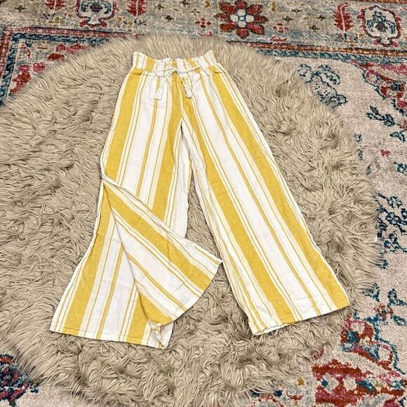 NoBo linen striped pants size small - Picture 2 of 5